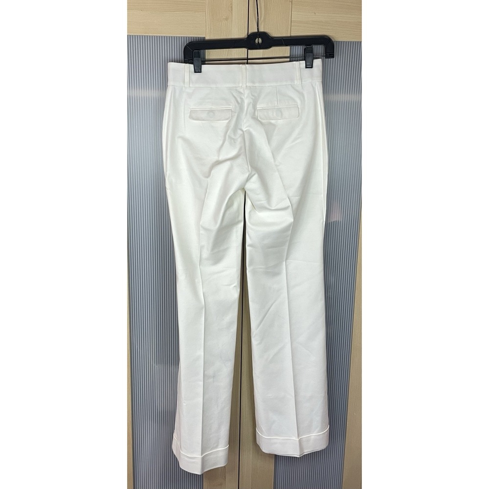 Banana Republic 718 Martin Fit Pants Women's Sz 2 Ivory Stretch Career Party New - Picture 6 of 6